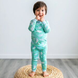 Little Sleepies Shark Soirée Two Piece Long Sleeve Pajamas